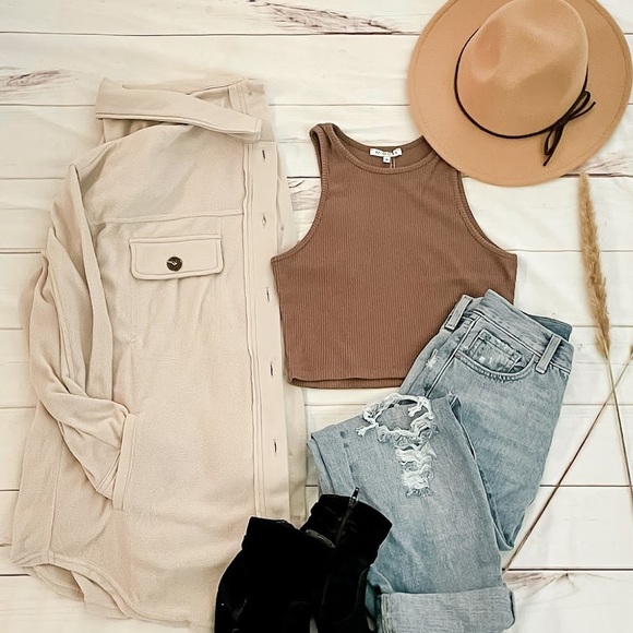 Fleece shacket - Picture 4 of 7